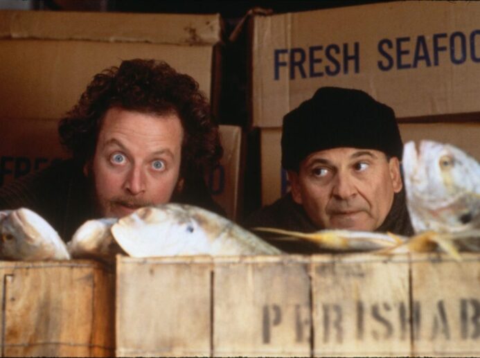 Daniel Stern a Joe Pesci ve filmu Sám doma II.