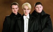 Joshua Herdman (Gregory Goyle), Tom Felton (Draco Malfoy) a Jamie Waylett (Vincent Crabbe) z Harryho Pottera