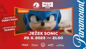 Ježek Sonic v Paramount MAX kině