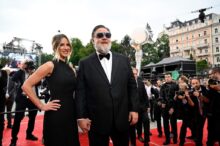 Russell Crowe, herec, Britney Theriotová, 57. Mezinárodní filmový festival Karlovy Vary, MFF KV, slavnostní zahájení