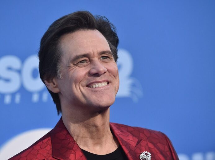 Jim Carrey v roce 2022 na premiéře snímku Ježek Sonic 2