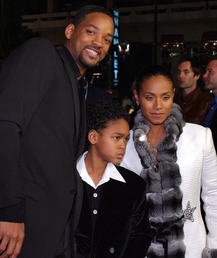 Will Smith, Jada Pinkett Smith a jejich syn Trey na snímku z roku 2001