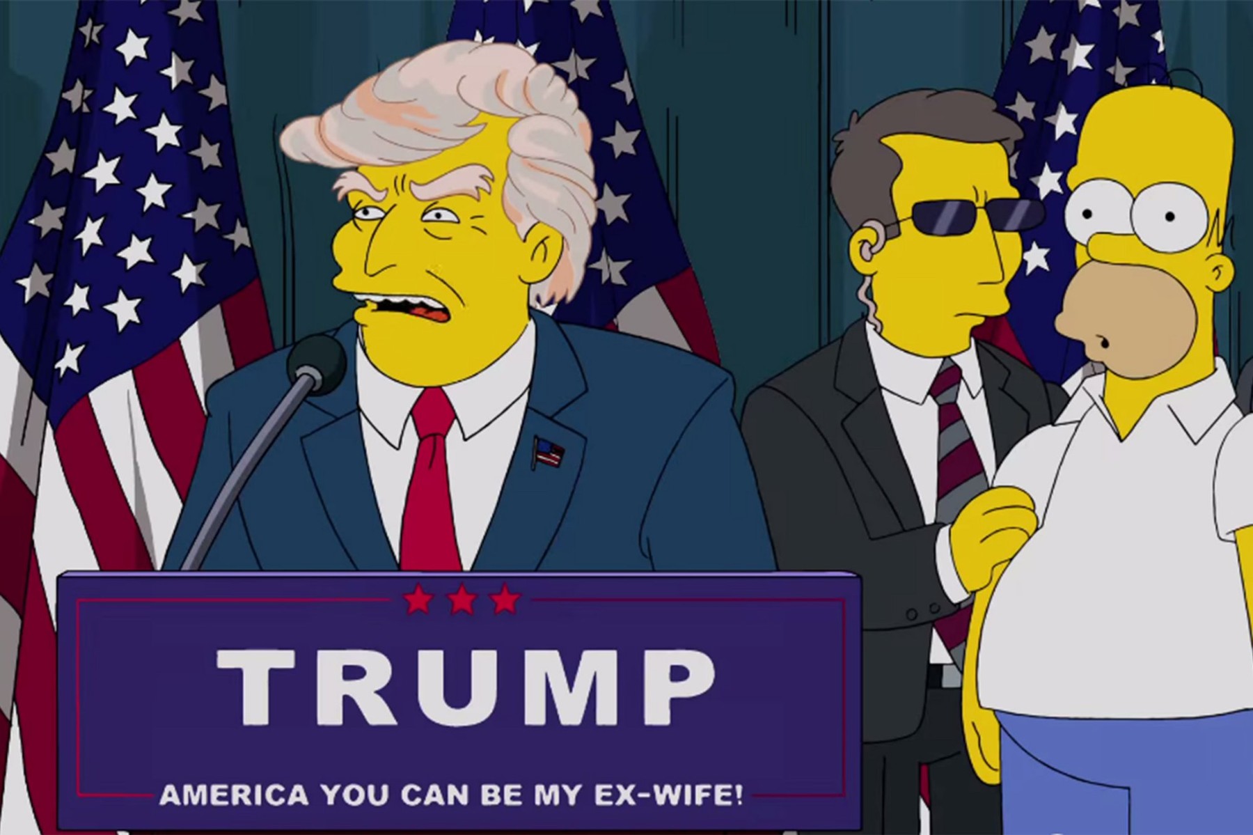 Donald Trump v seriálu Simpsonovi, FOTO: Profimedia