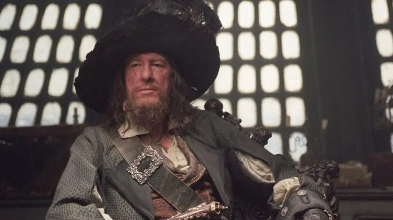 Hector Barbossa (Geoffrey Rush) v Pirátech z Karibiku platil za sebevědomého kapitána.