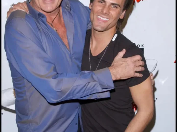 David Hasselhoff a Jeremy Jackson na archivním snímku.