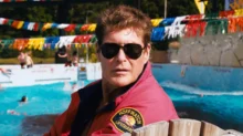 David Hasselhoff v době, kdy ještě hrál v Pobřežní hlídce.