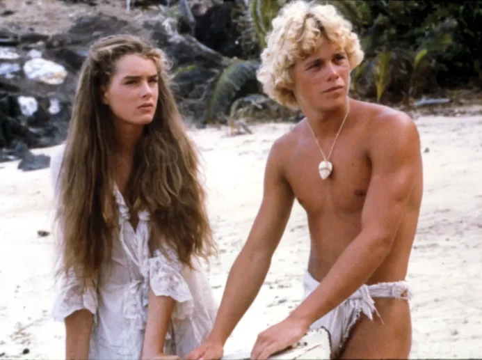 Brooke Shields a Christopher Atkins, Modrá laguna