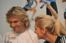 Pavel Nedvěd s Darou Rolins