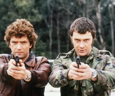 Martin Shaw a Lewis Collins v seriálu Profesionálové