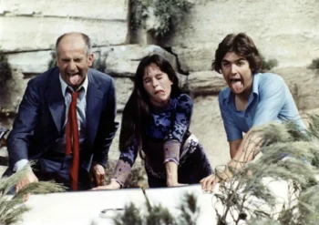 Louis de Funès, Geraldine Chaplin a syn Louise, Olivier.