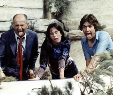 Louis de Funès, Geraldine Chaplin a syn Louise, Olivier.