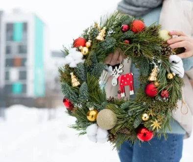 adventní věnec, exteriér