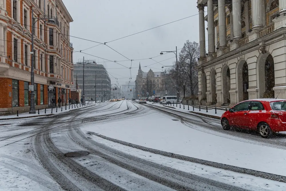 Zasněžená ulice