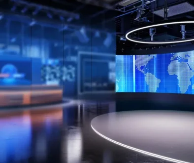 TV studio zpráv