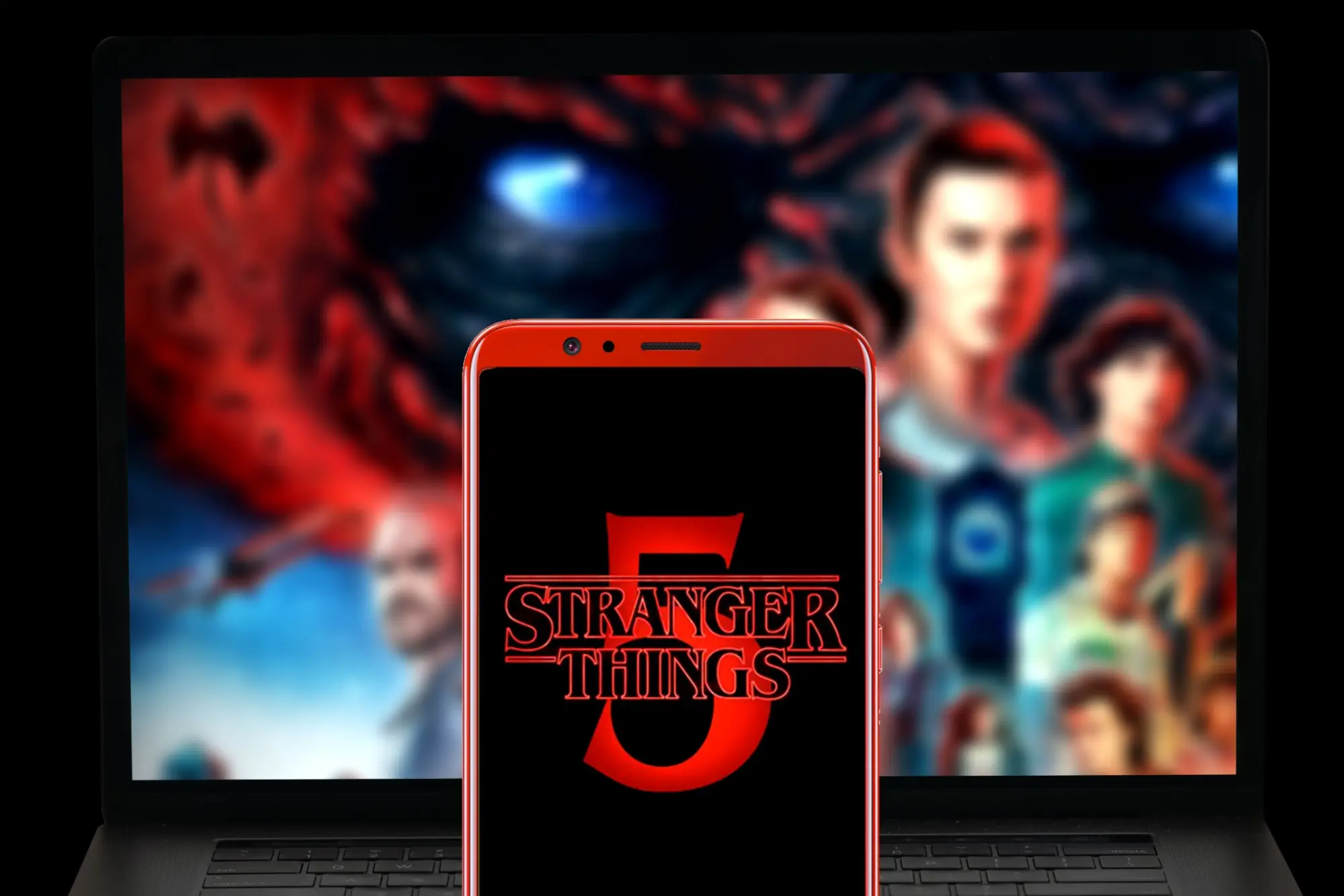 Logo páté série Stranger Things