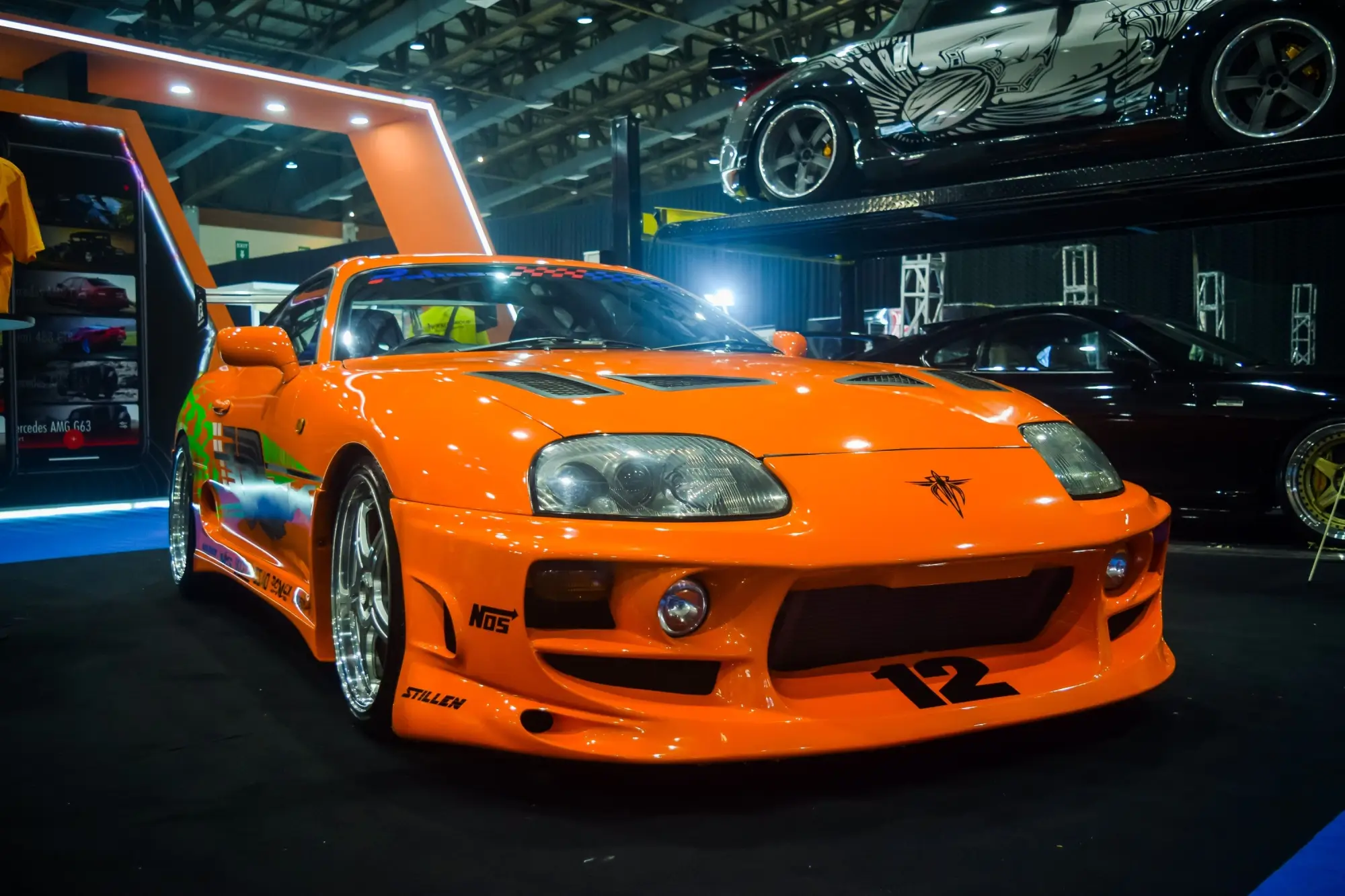 oranžová Toyota Supra z filmu Rychle a Zběsile