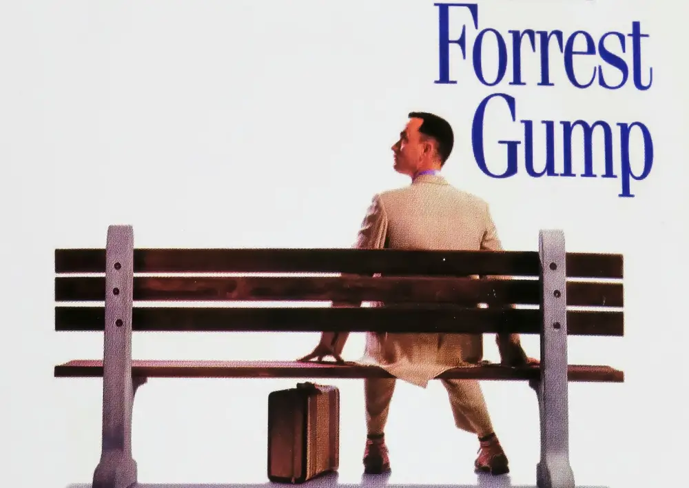 Banner filmu Forrest Gump. 