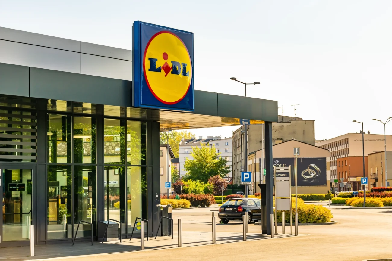 Prodejna Lidl.