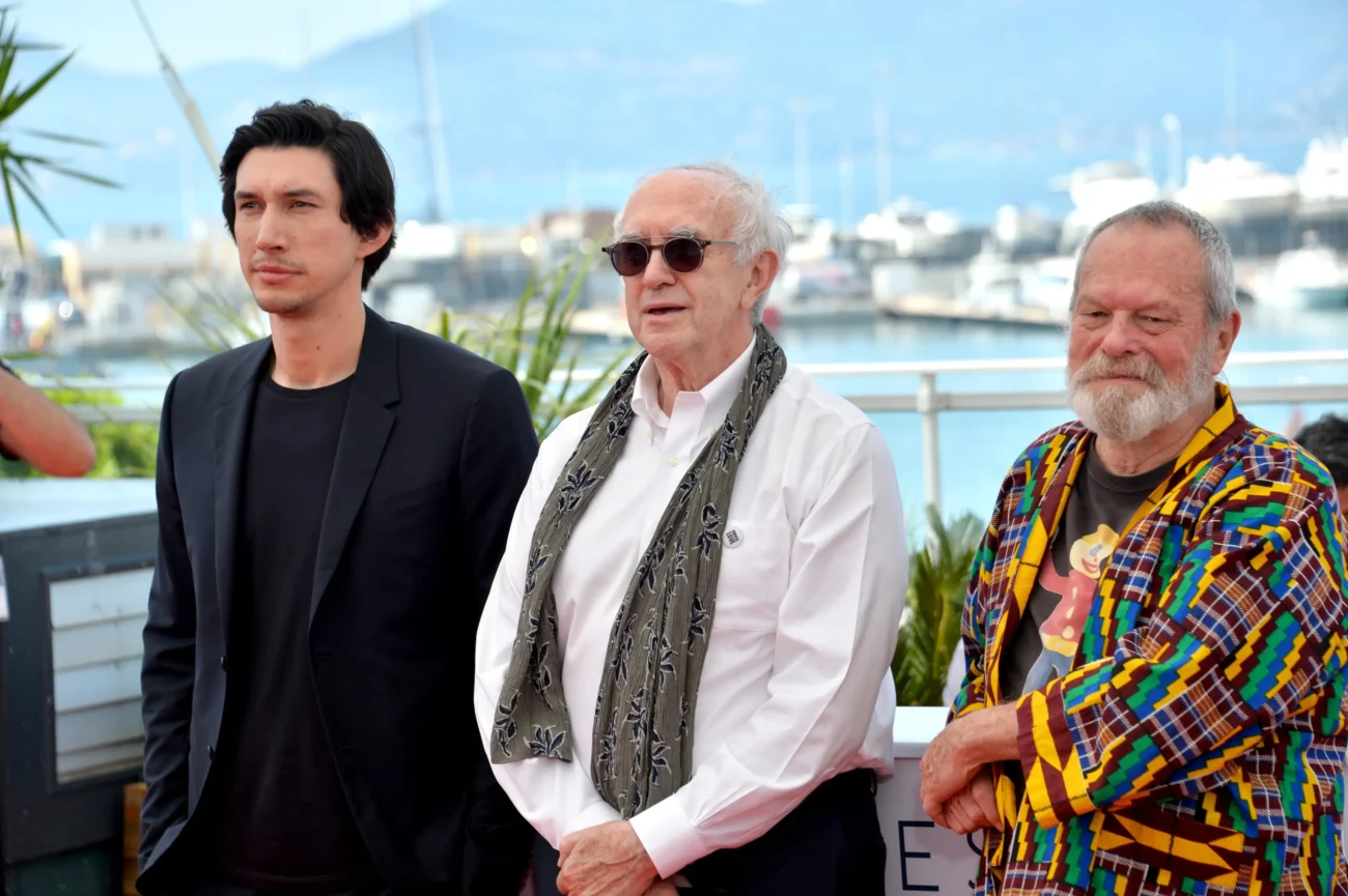 Adam Driver, Jonathan Pryce a Terry Gilliam. 