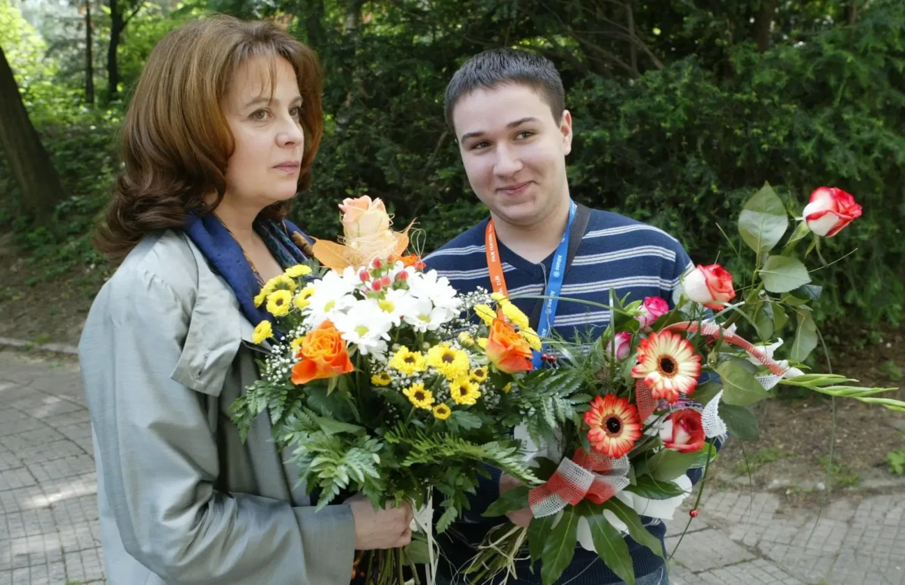 herec Andrej Chalimon s Libuší Šafránkovou na festivalu filmů pro děti a mládež ve Zlíně