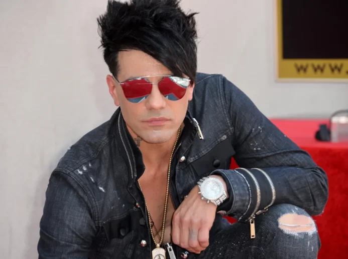 Criss Angel na chodníku slávy.