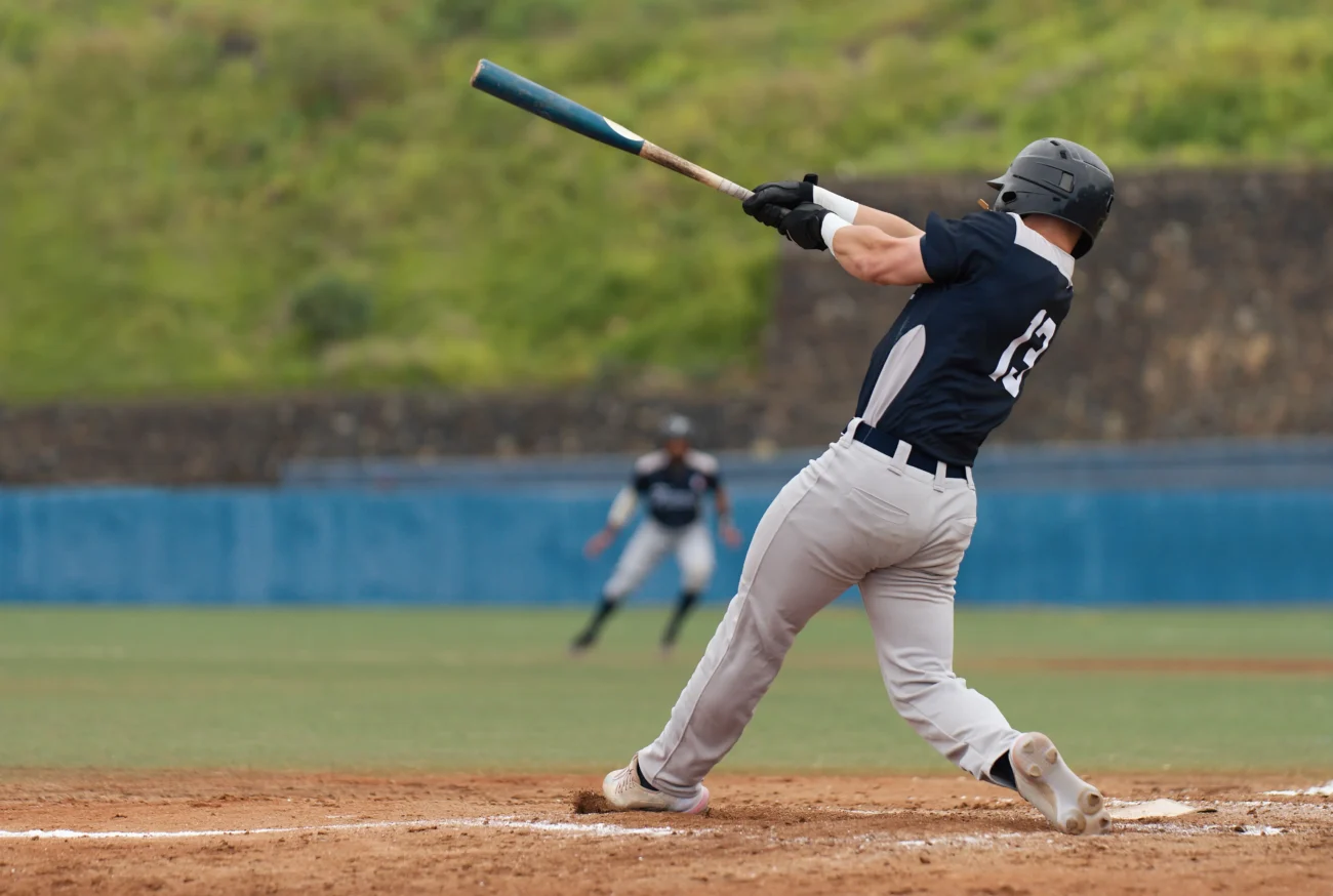 Hraní baseballu.