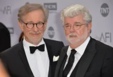 George Lucas po boku Stevena Spielberga